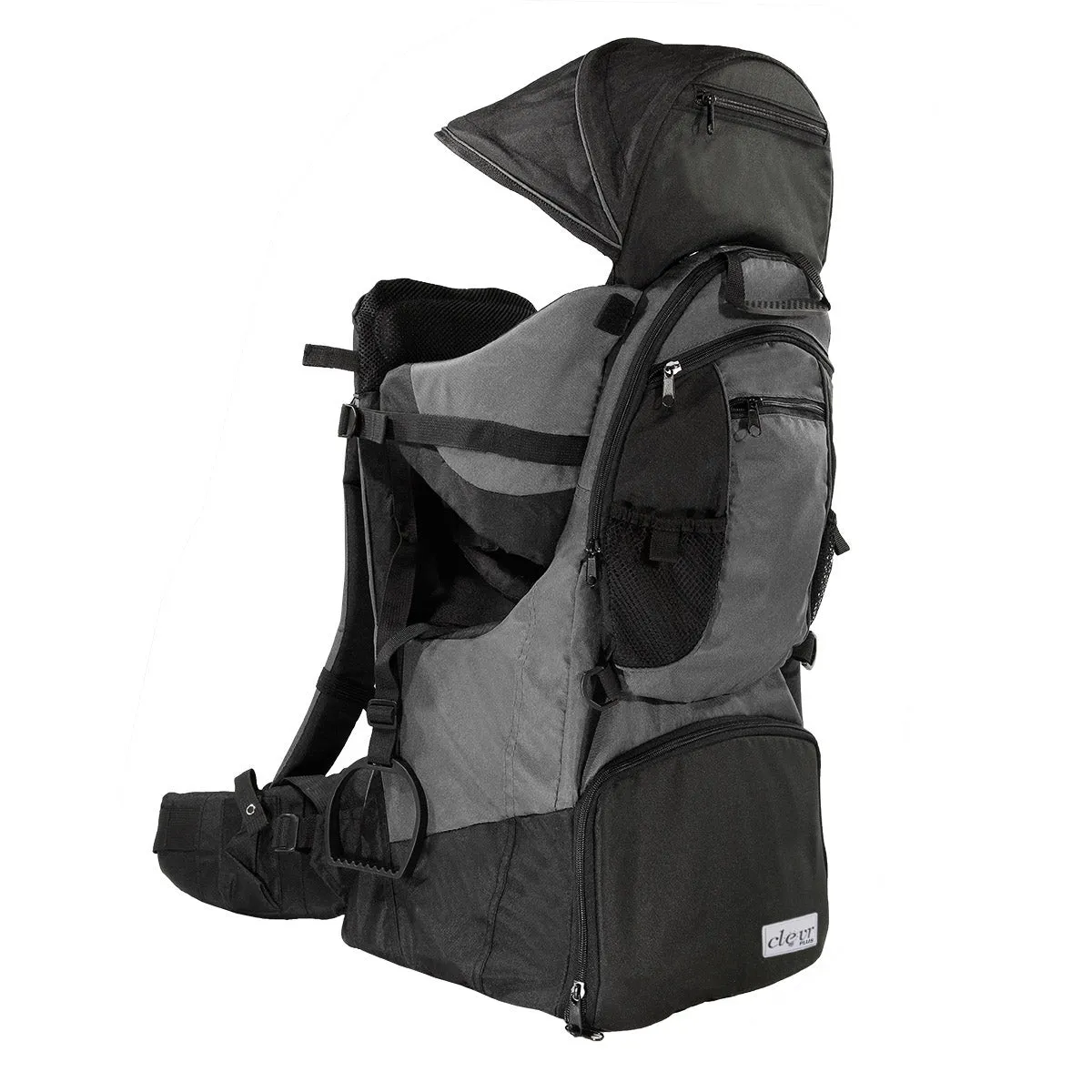 Deluxe Baby Backpack Child Carrier, Grey