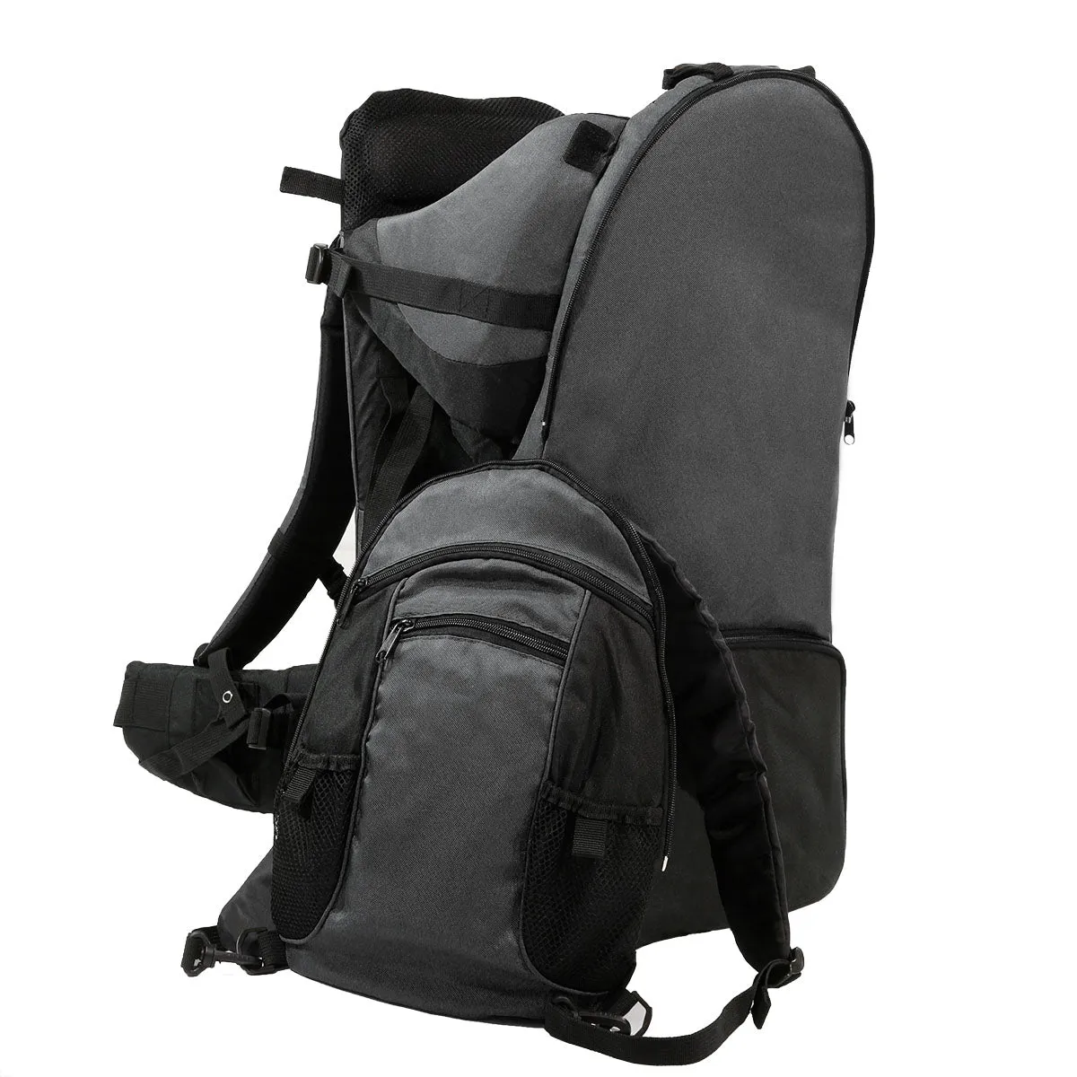 Deluxe Baby Backpack Child Carrier, Grey