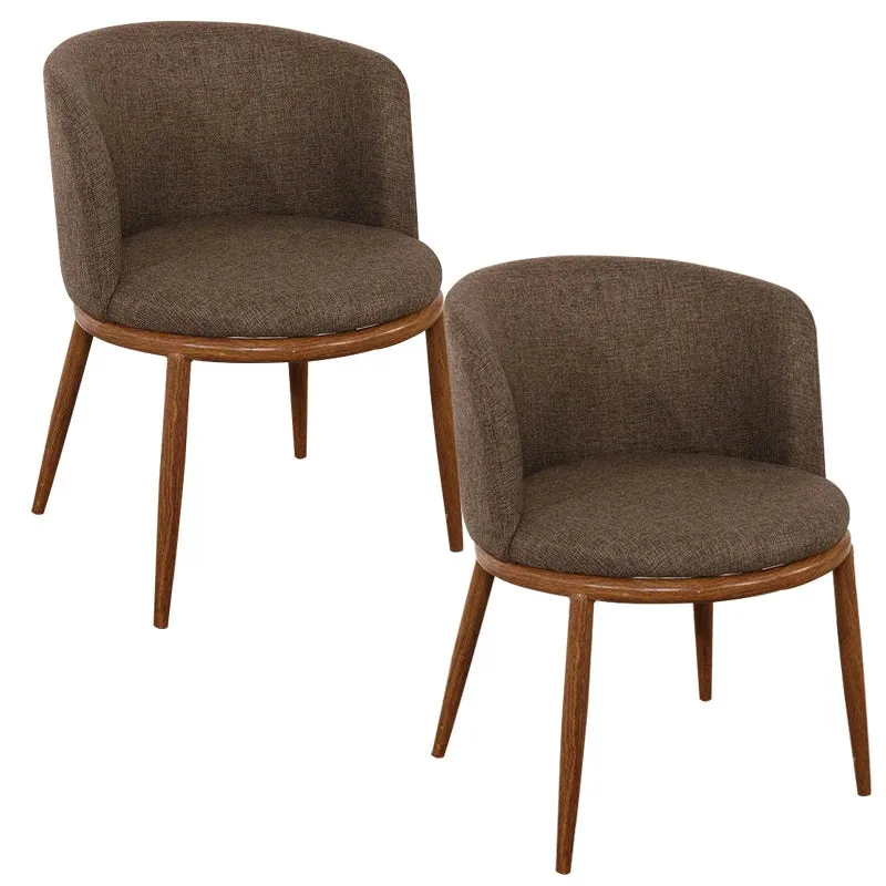 Dining Table With Chairs Set Cotton Linen Solid Wood