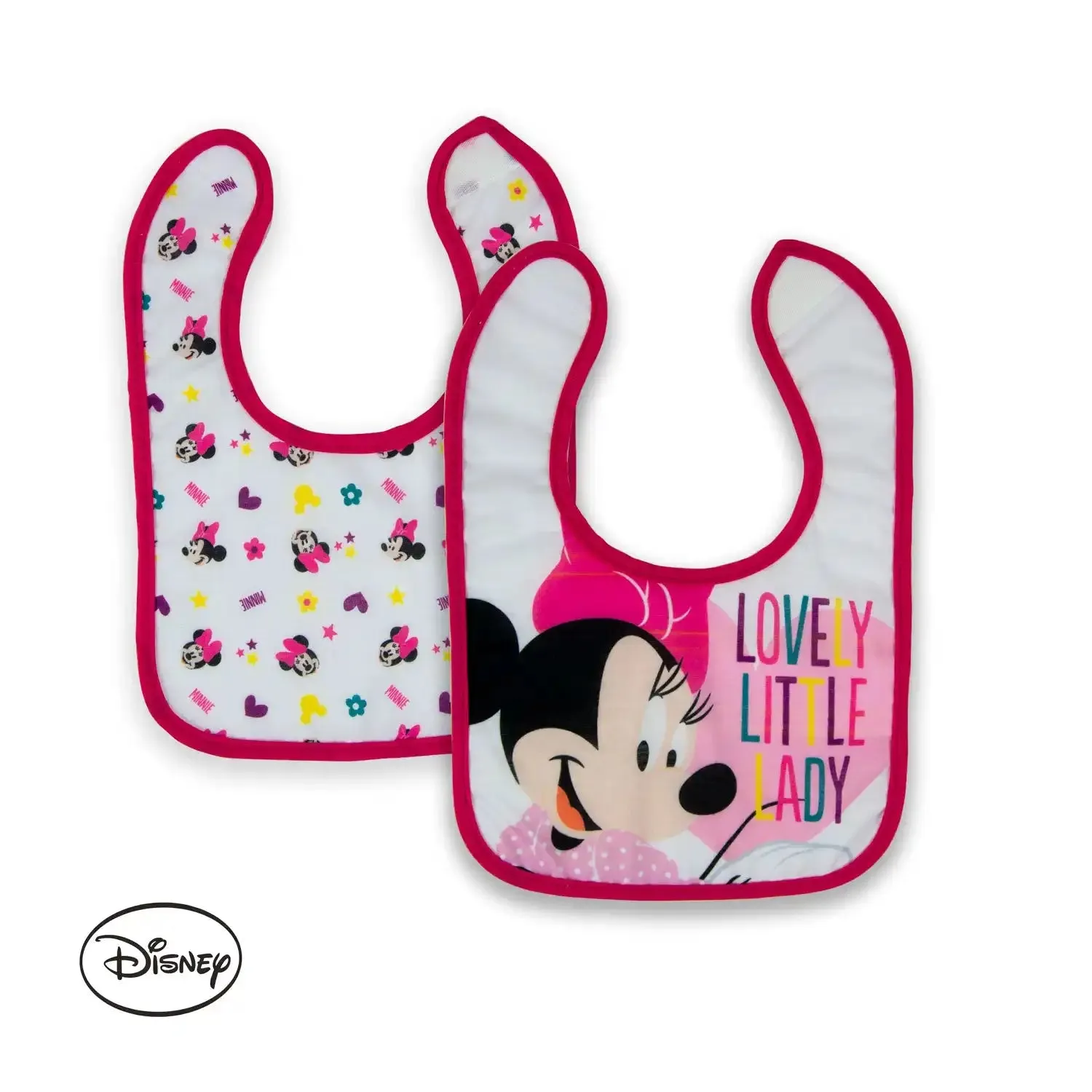 Disney Minnie Cotton Bibs 2Pcs