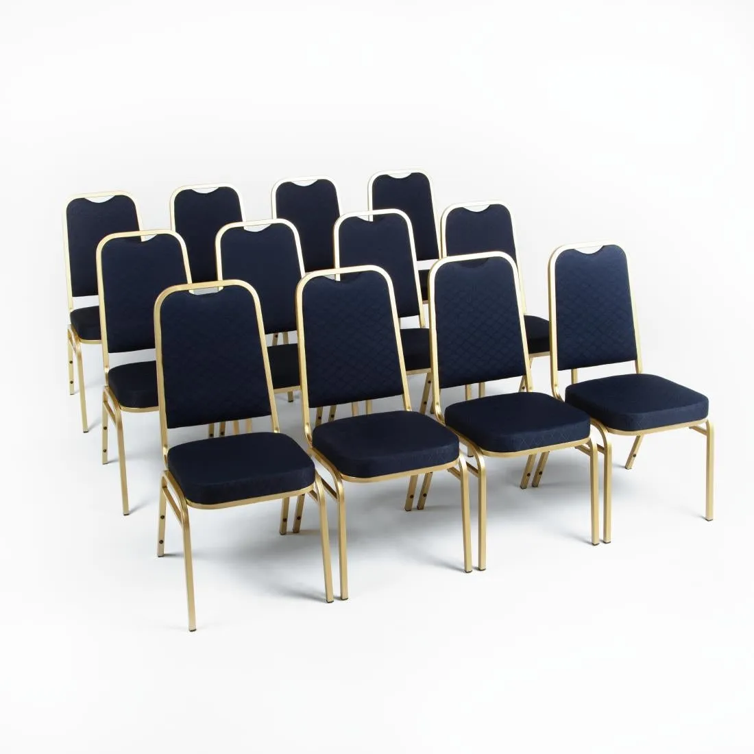 DL015 Bolero Square Back Banquet Chairs (Pack of 4)