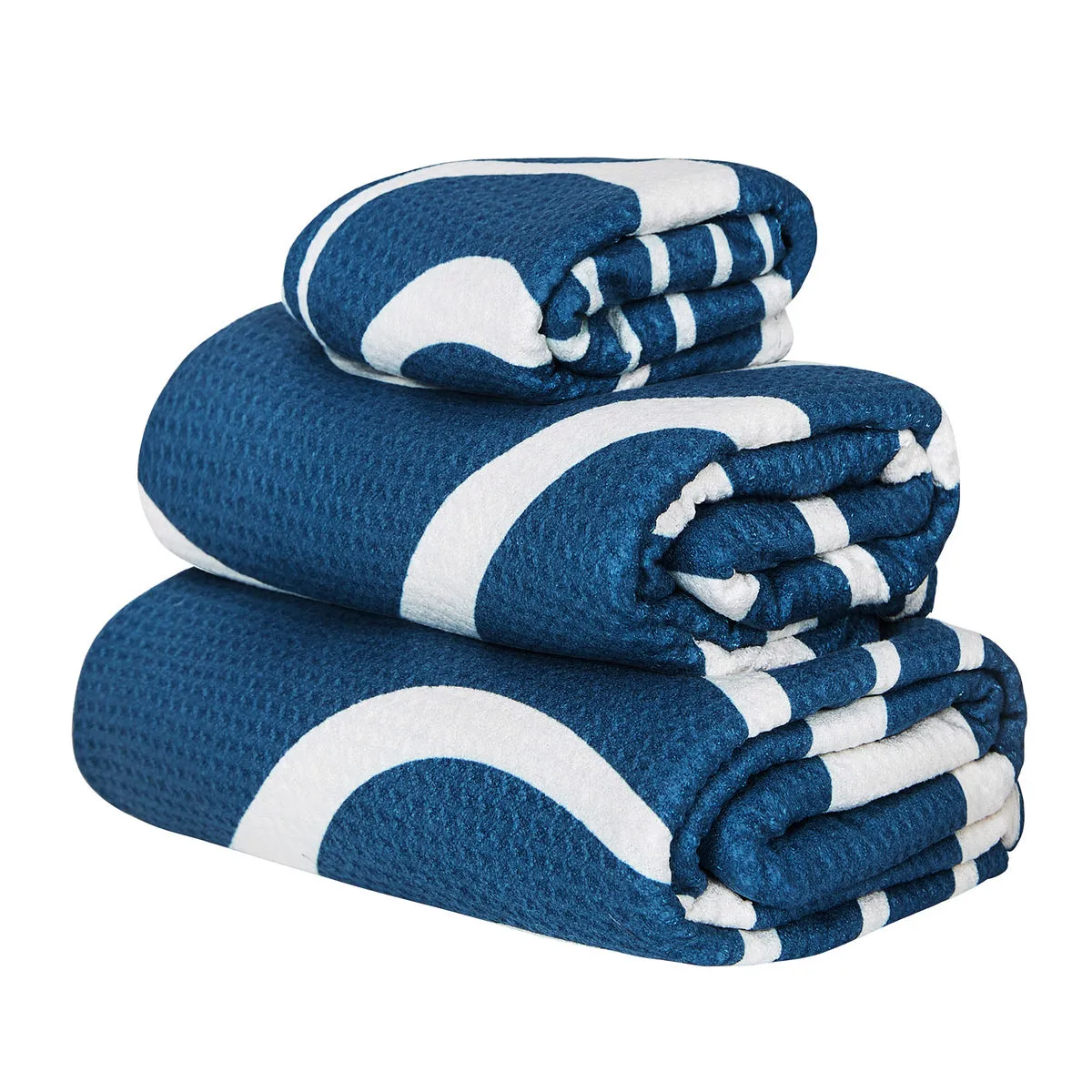 Dock & Bay Bath Towels - Tide Break Navy - Outlet