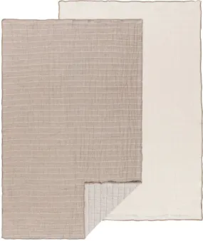 Dove Gray Double Gauze Towels 2 set
