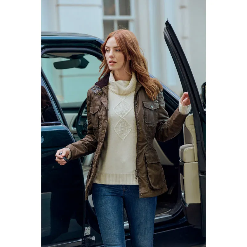Dubarry Munsboro Ladies Waxed Jacket - Ginger