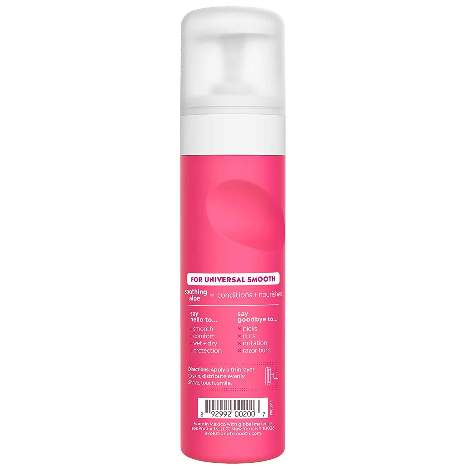 Eos Shea Better Dry Skin Shaving Cream for Women | Shave Cream, Skin Care and Lotion with Coconut Oil | 24 Hour Hydration | 7 Fl Oz