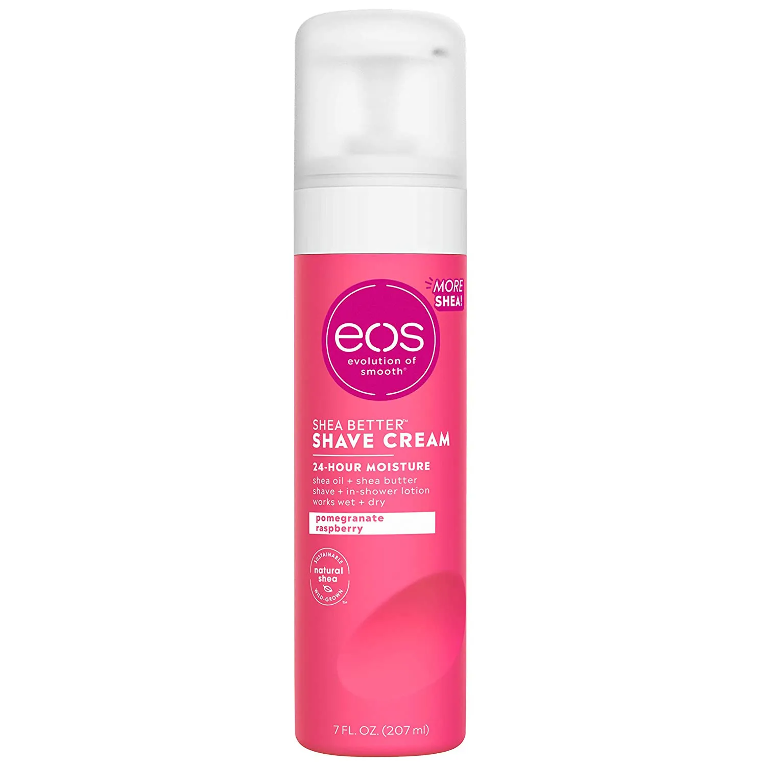 Eos Shea Better Dry Skin Shaving Cream for Women | Shave Cream, Skin Care and Lotion with Coconut Oil | 24 Hour Hydration | 7 Fl Oz