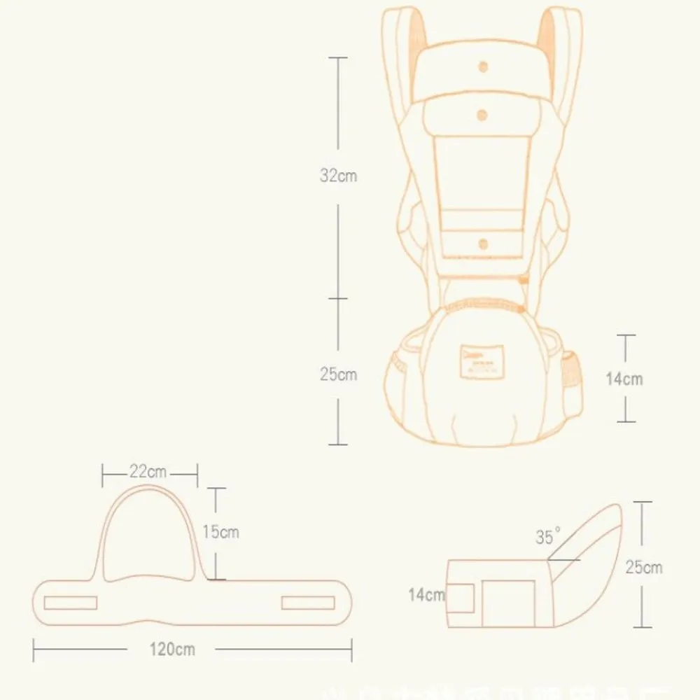 Ergonomic Baby Carrier For Babies Between 0-18 Months