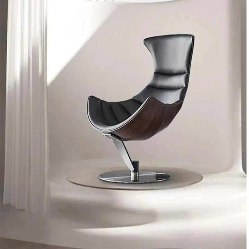 Experience comfort and style with our Nordic Single Leather Sofa. This light luxury single chair combines elegance and relaxation, With its lazy recliner.
