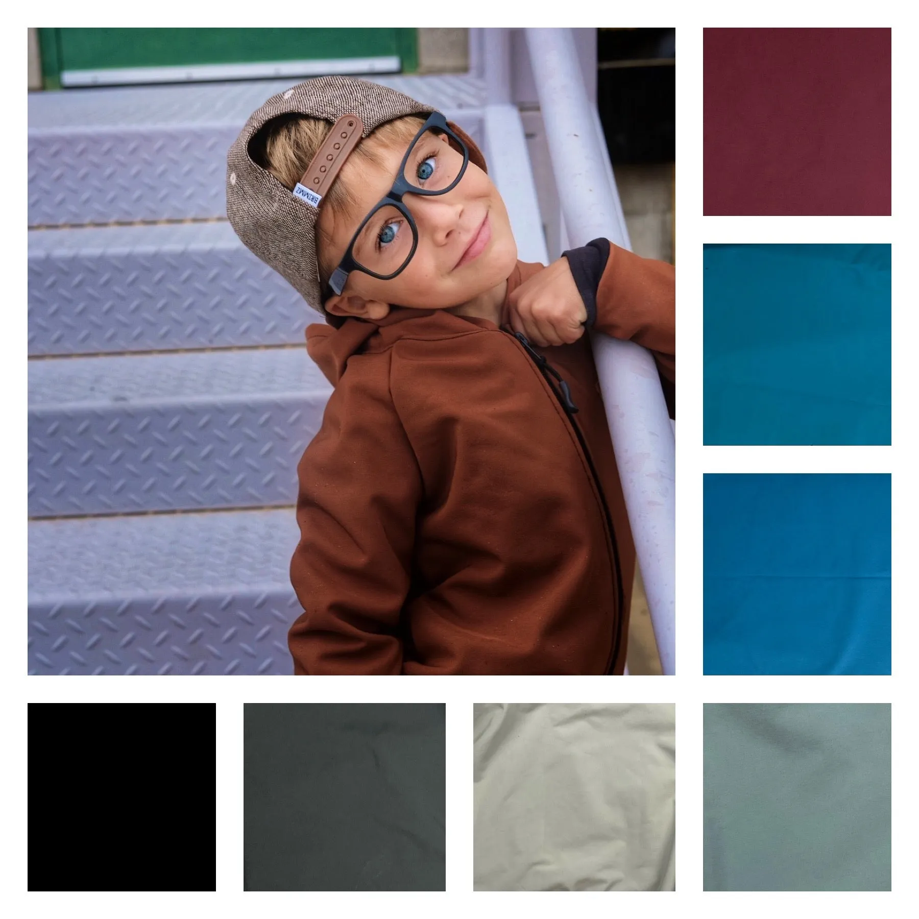 Full Zip Softshell Jacket Light Blue