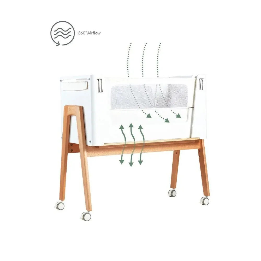Gaia Baby Hera Bedside Crib