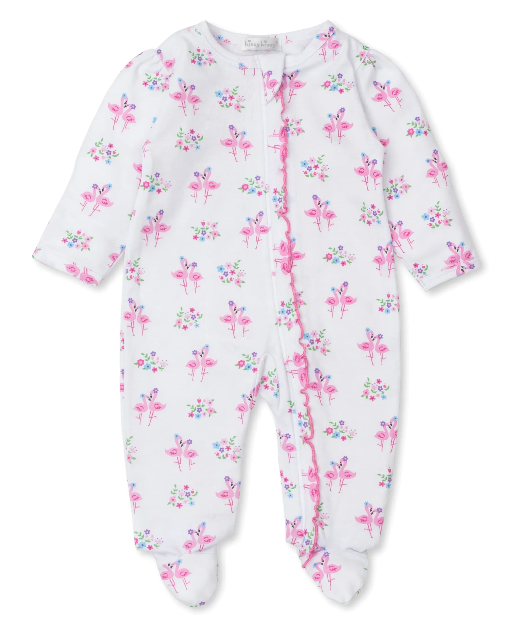 Girls Flamingo Footie