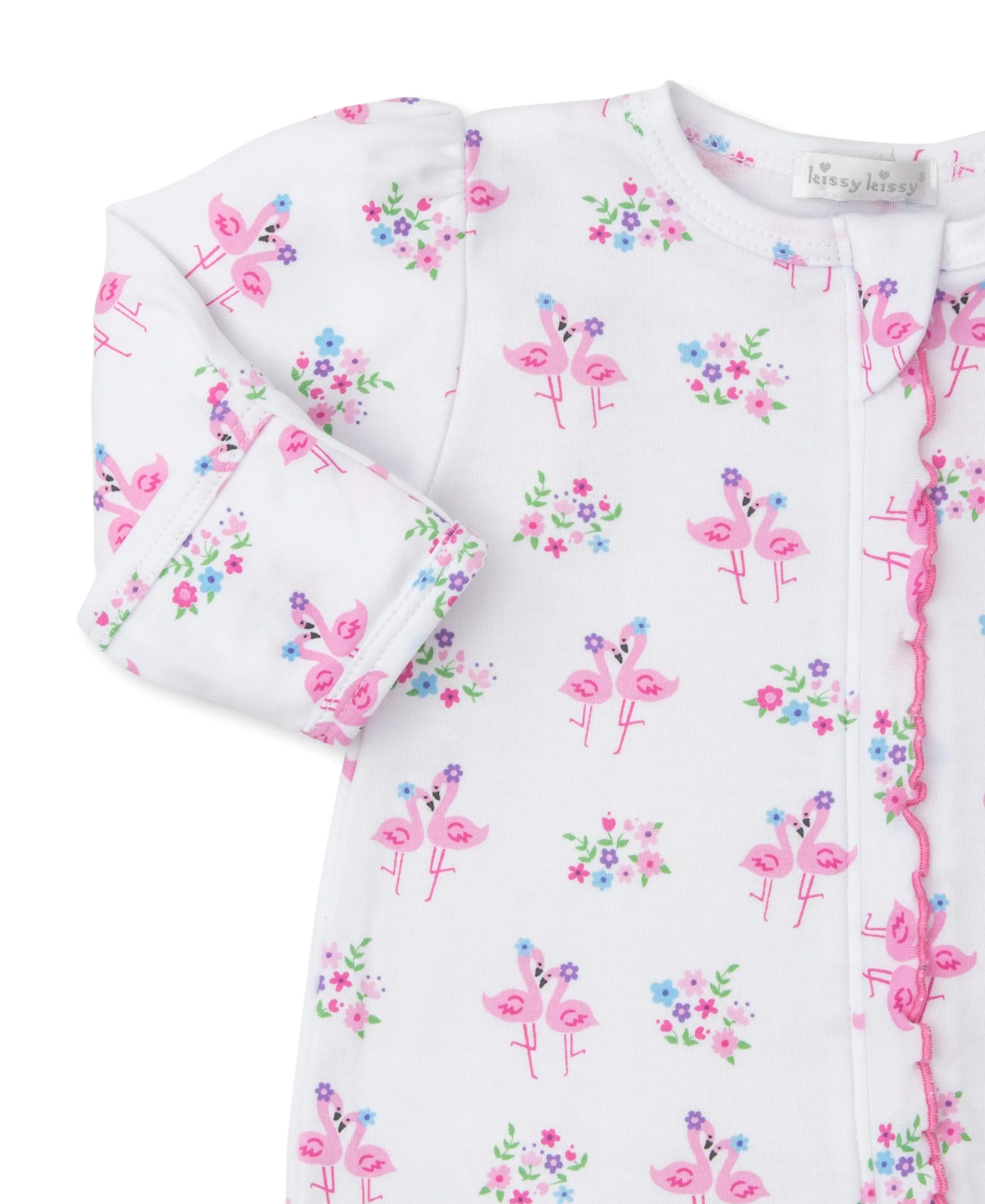Girls Flamingo Footie