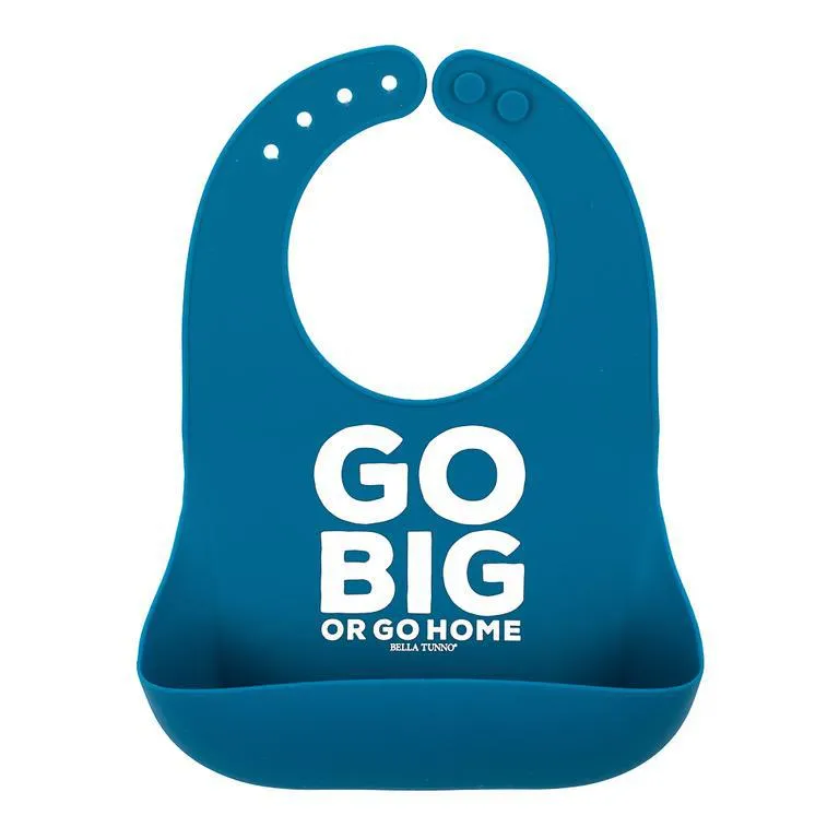 Go Big Or Go Home Silicone Bib