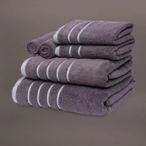 Grey Oh-so-soft Towel (Six Piece Set)