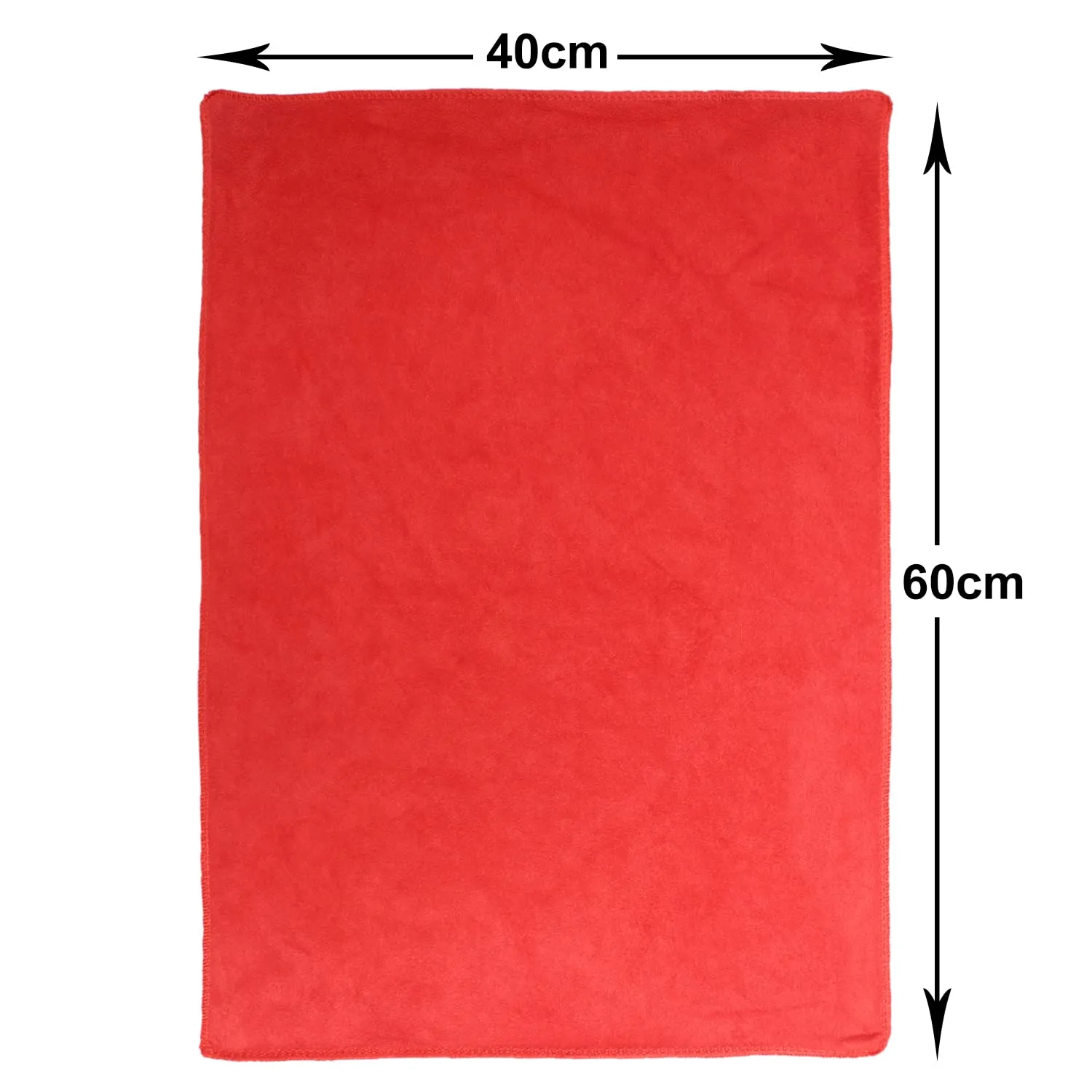 Heart Home Cleaning Cloths|Microfiber Highly Absorbent Wash Towels for Kitchen,Car,Window,24 x 16 Inch,Pack of 3 (Assorted)