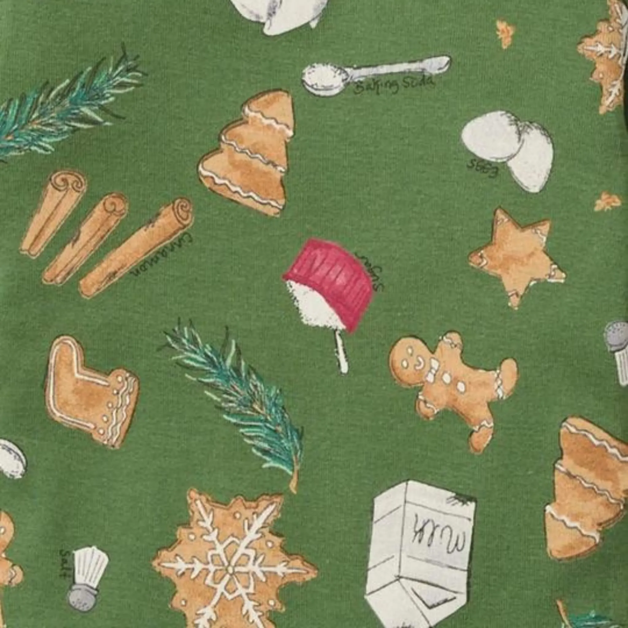 Holiday Cookies Organic Baby & Toddler & Kid Pajamas
