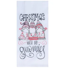 Kay Dee Designs H3871 Christmas with My Gnomies, Holiday Kitchen Flour Sack Towel