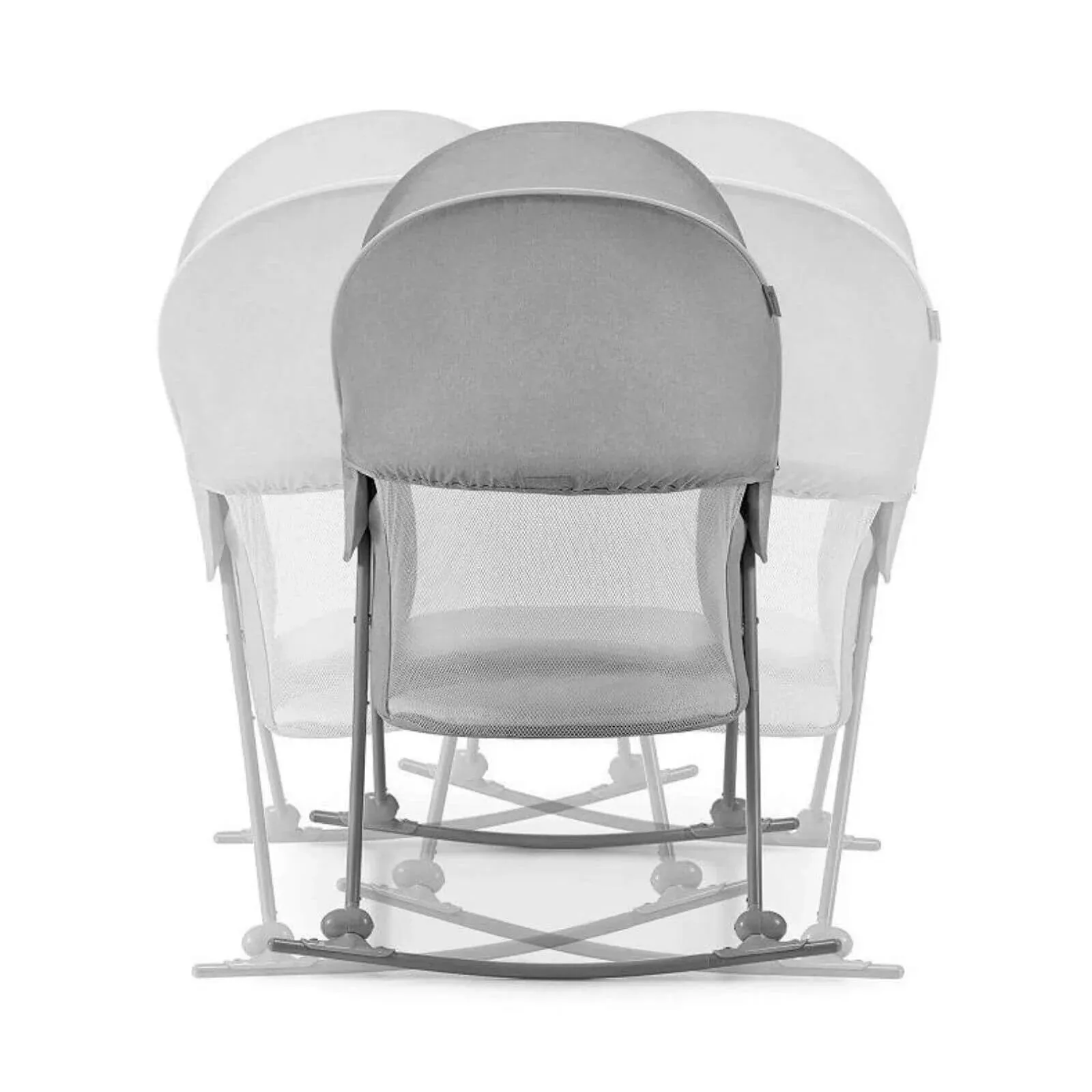 Kinderkraft Lovi 3-in-1 Baby Crib - Grey