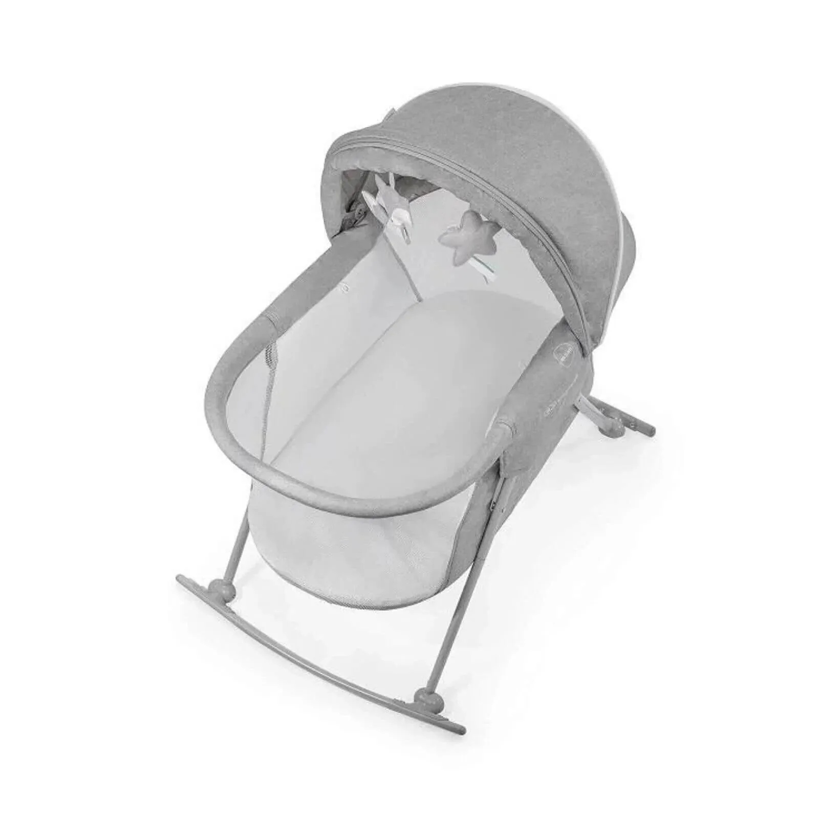 Kinderkraft Lovi 3-in-1 Baby Crib - Grey
