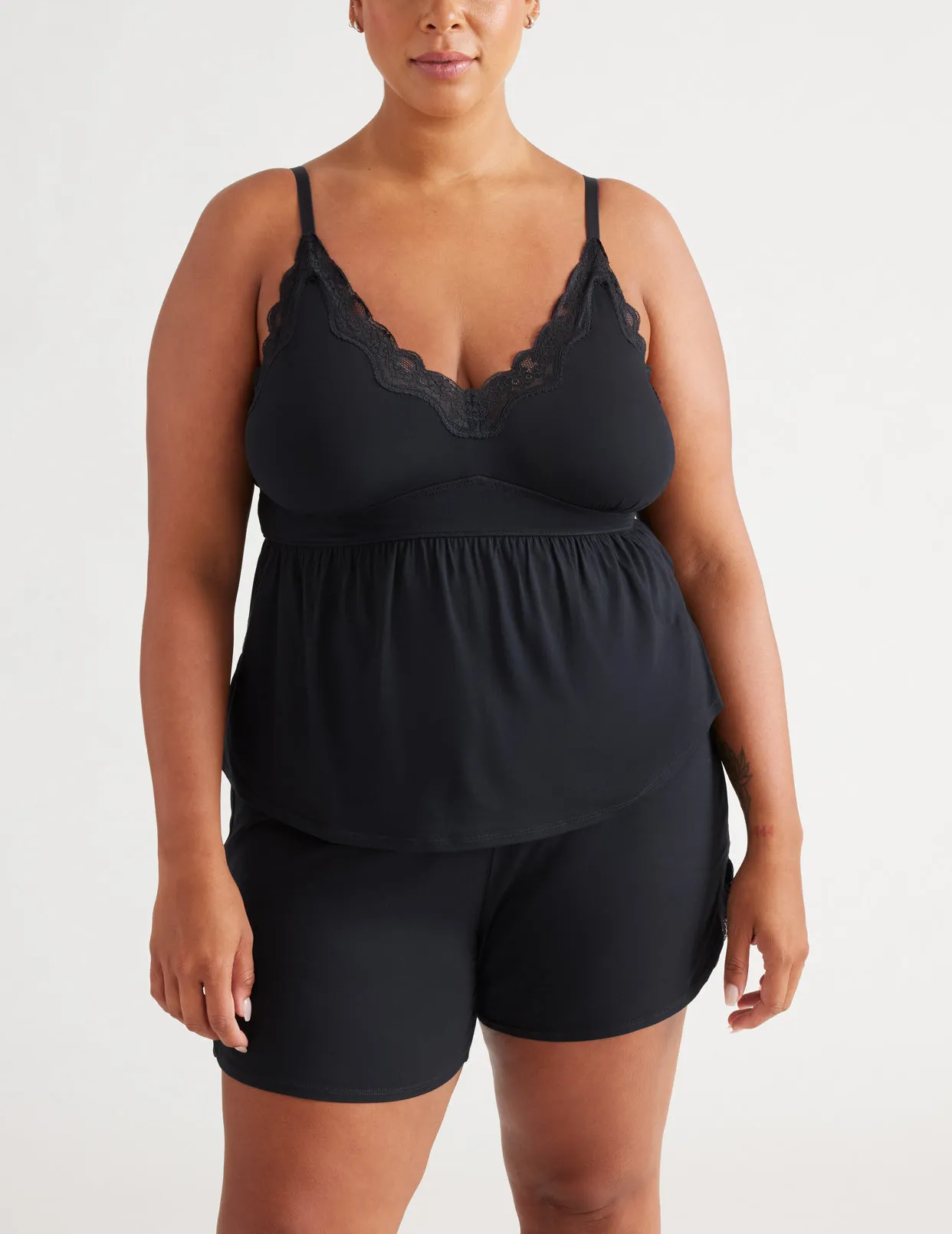 Lace Trim Sleep Cami