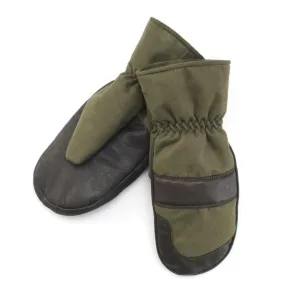 Laksen Zermatt Waterproof Mittens - Green/Brown