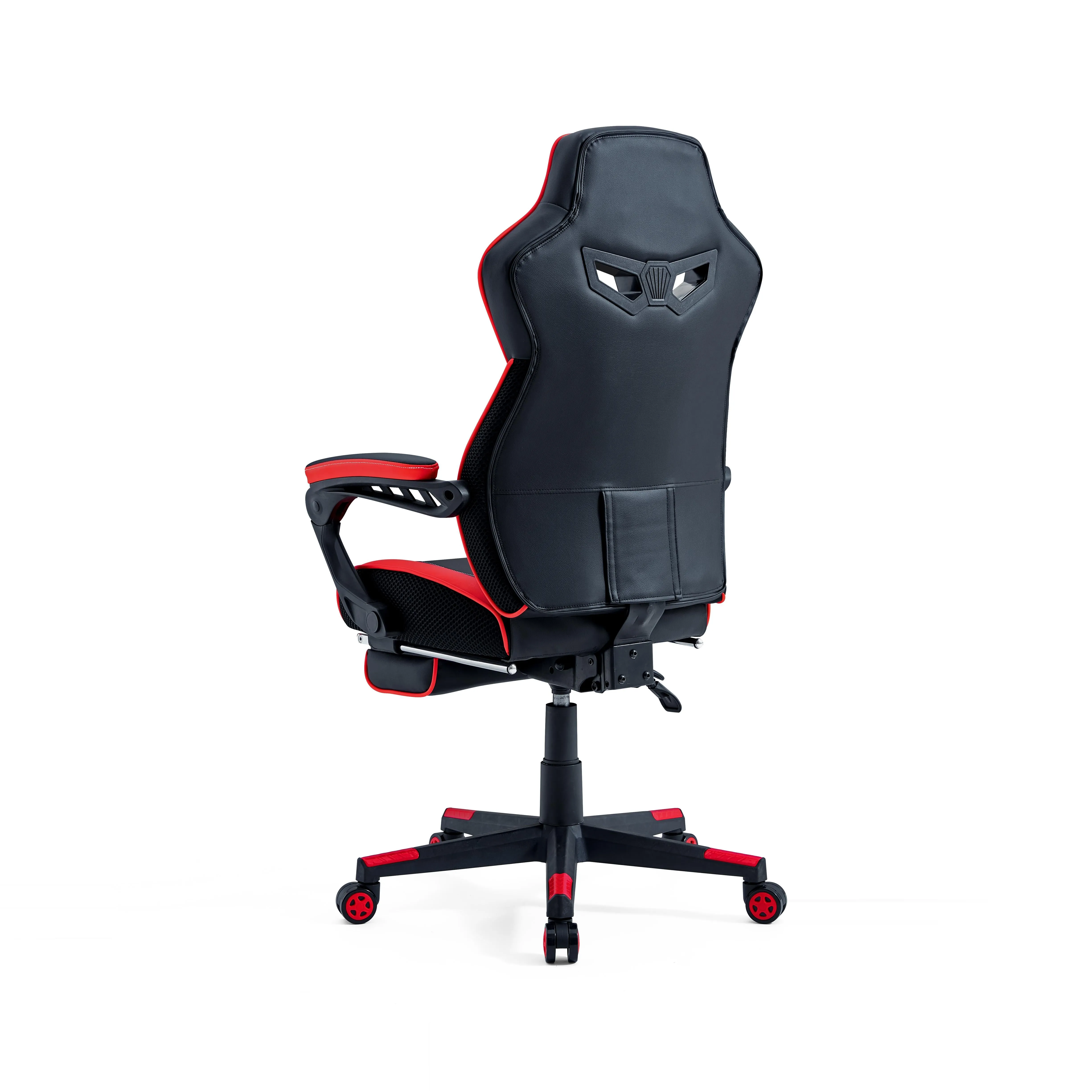 LEXI Red and Black Gaming Chair with Footrest