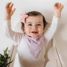 Lilac Organic Dribble Bib