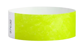 Lime Green Tyvek Solid Wristbands