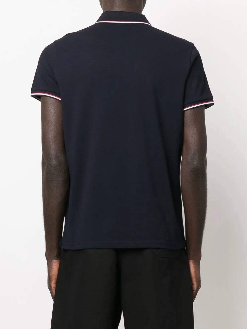logo patch polo shirt