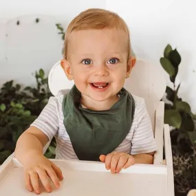 Olive Organic Dribble Bib