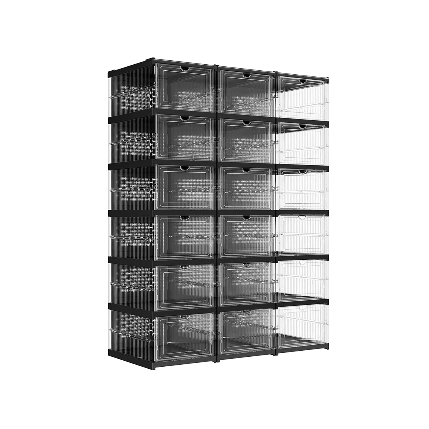 Pack of Stackable Shoe Boxes