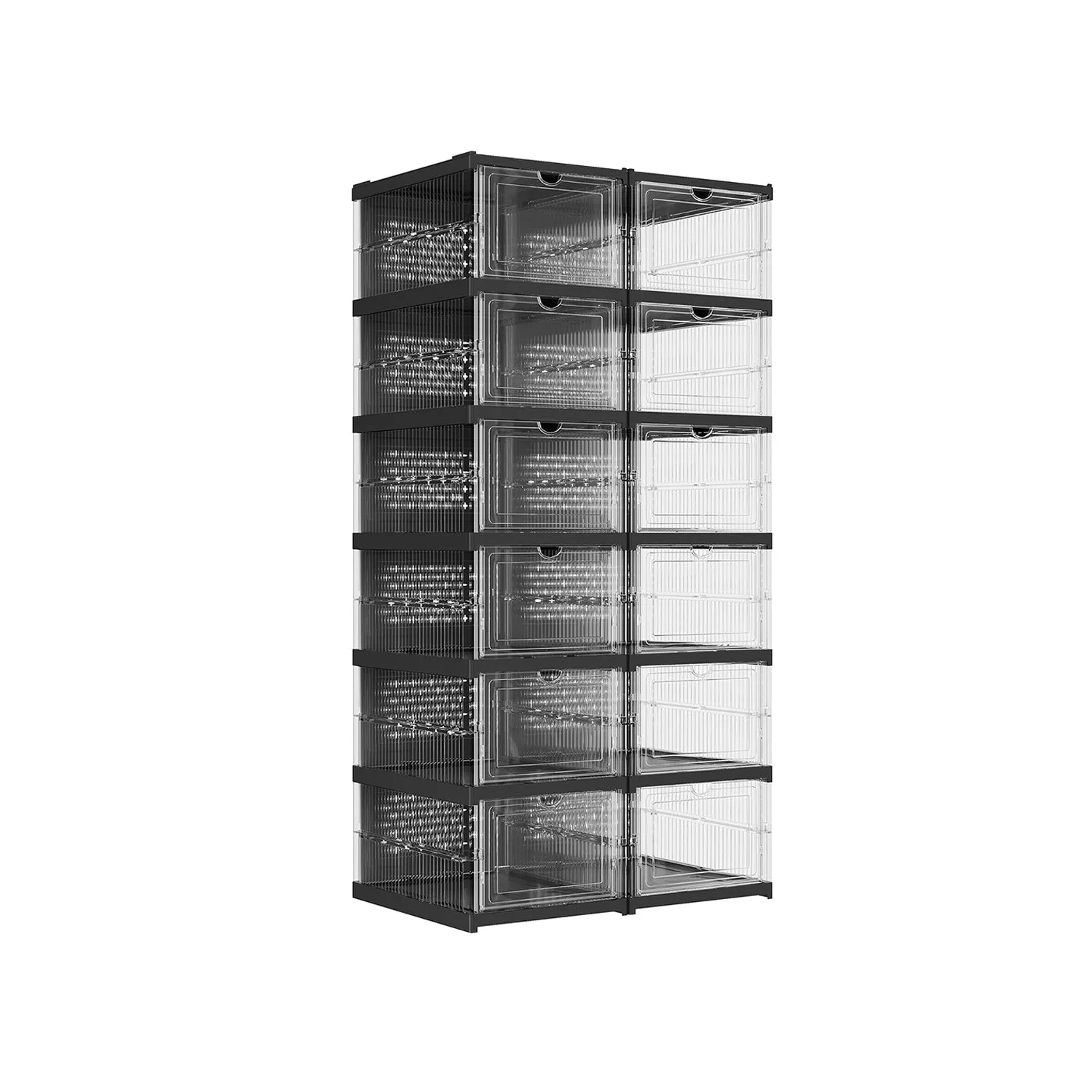 Pack of Stackable Shoe Boxes
