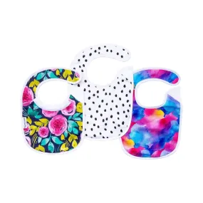 Painted Peony Kaffle® Feeder Bib - Set of 3