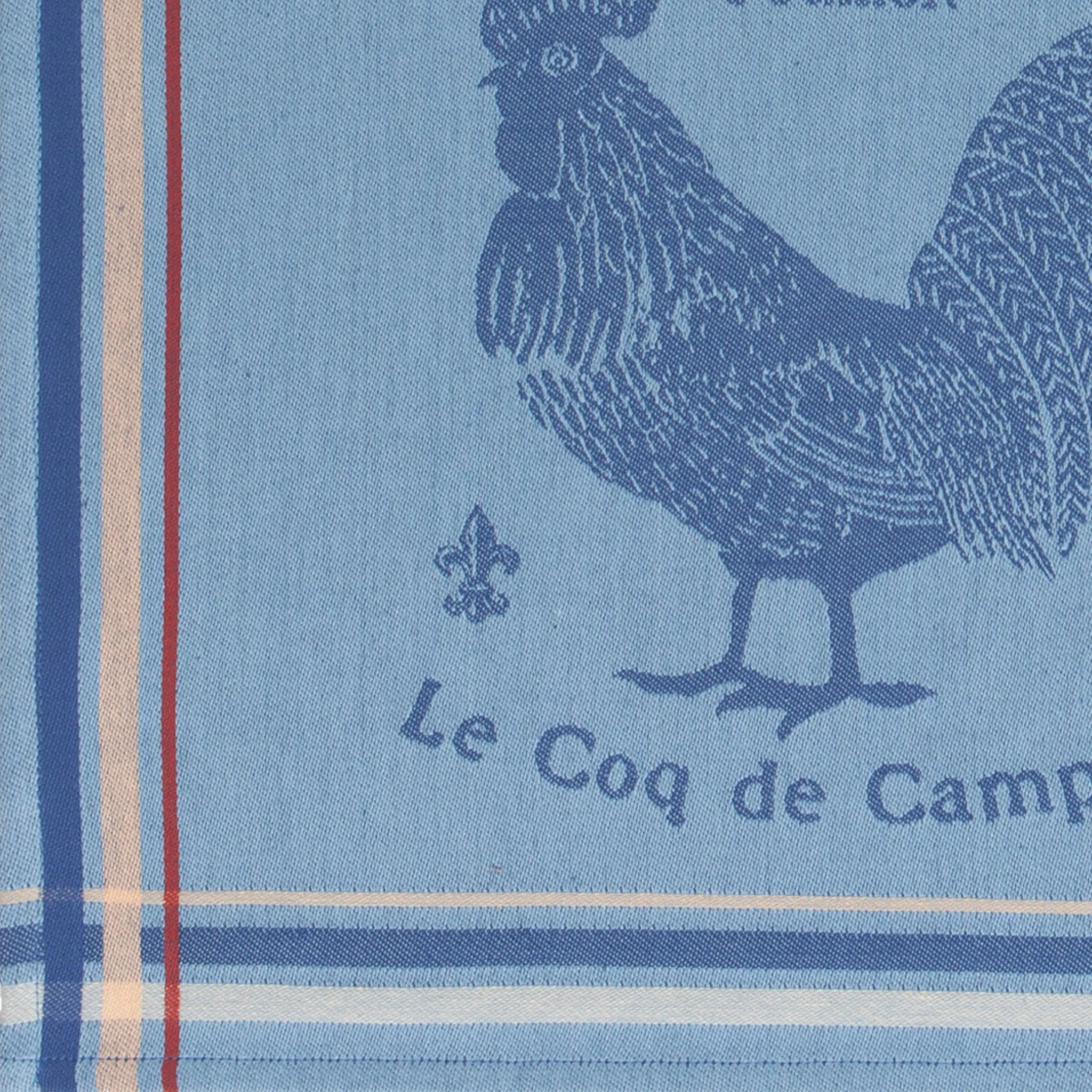 Rooster Francaise Jacquard Dishtowel