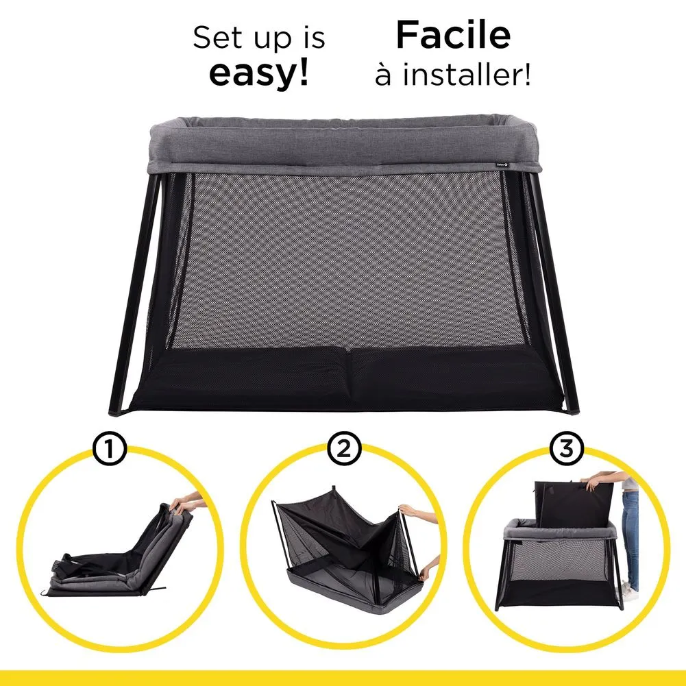 Safety 1st Dream & Go Travel Playard - Grey Wolf
