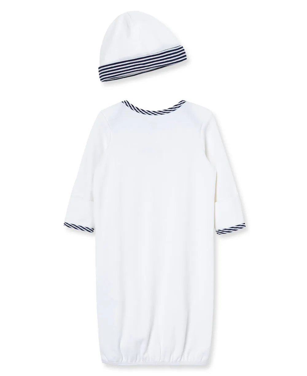 Sailboats Sleeper Gown And Hat