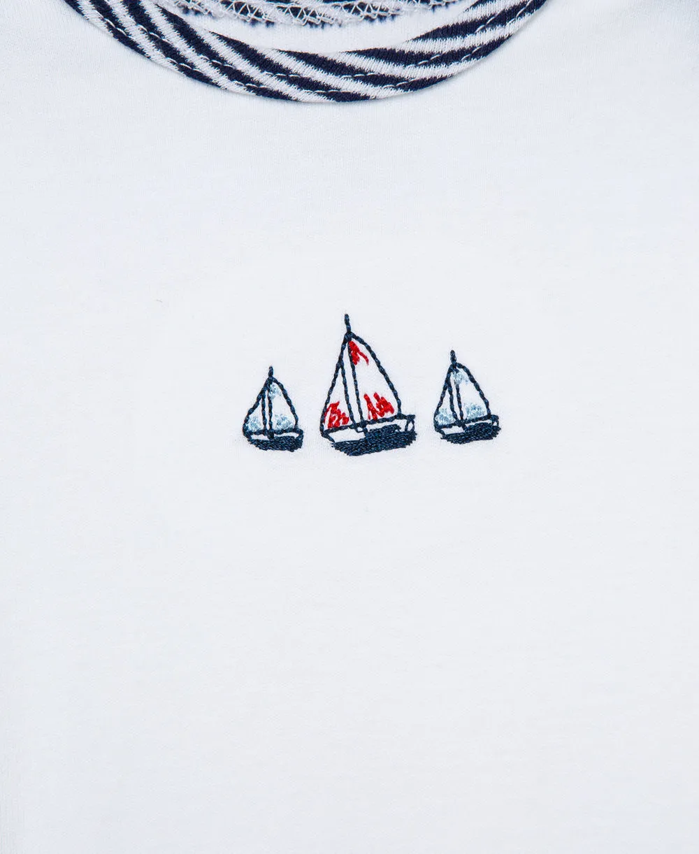 Sailboats Sleeper Gown And Hat