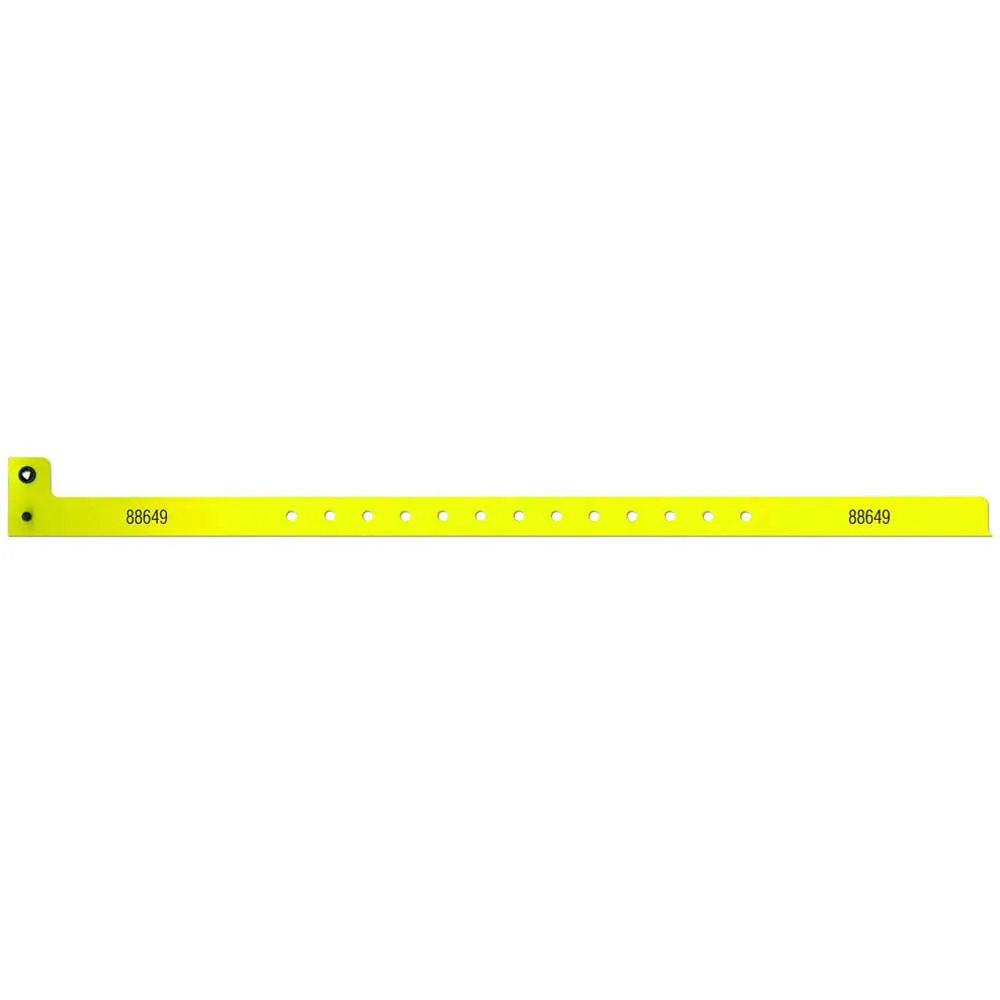 SecurMatch® Plastic Wristbands 1/2" 468P (500/Box)