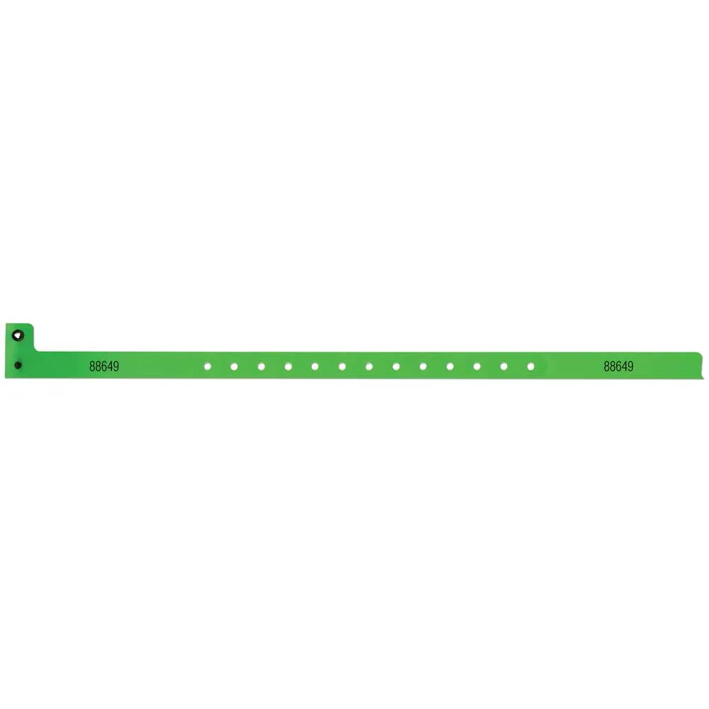 SecurMatch® Plastic Wristbands 1/2" 468P (500/Box)