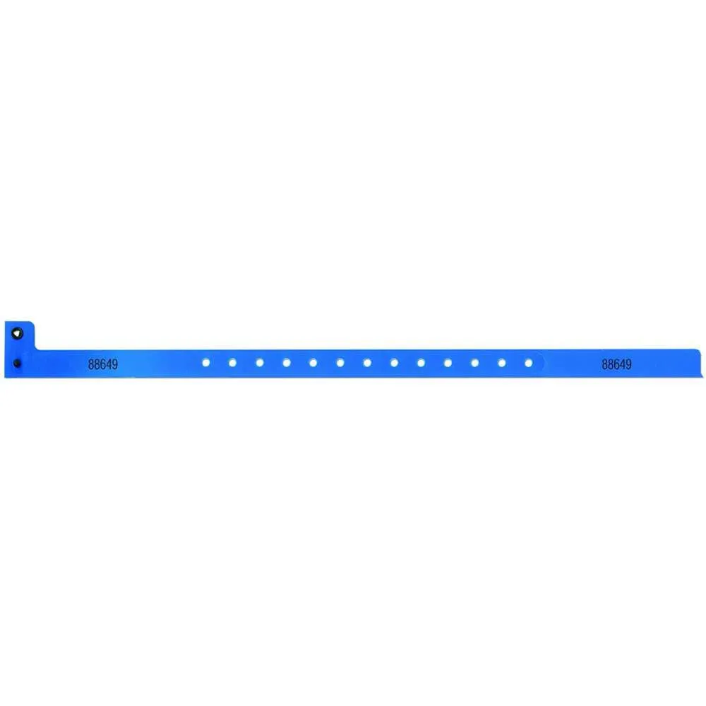 SecurMatch® Plastic Wristbands 1/2" 468P (500/Box)