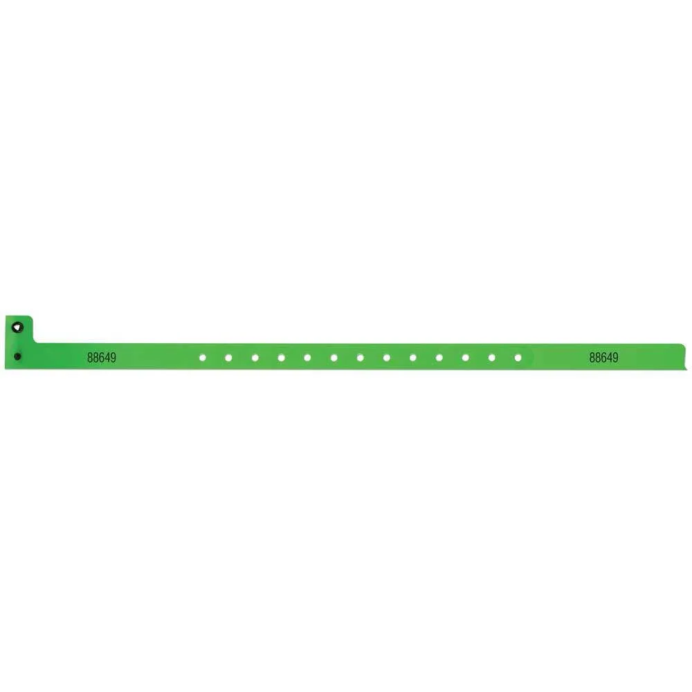 SecurMatch® Plastic Wristbands 1/2" 468P (500/Box)