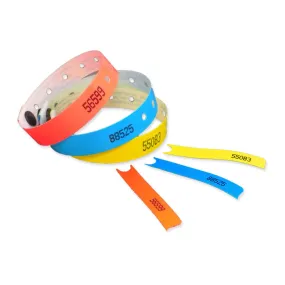 SecurMatch® Plastic Wristbands 1/2" 468P (500/Box)
