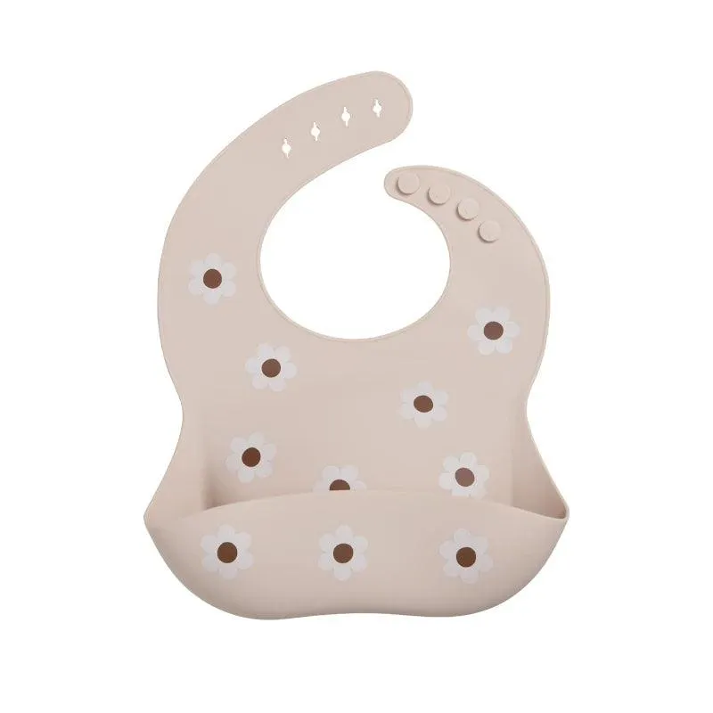 Silicone Essentials: Boho-Chic Adjustable Waterproof Bibs