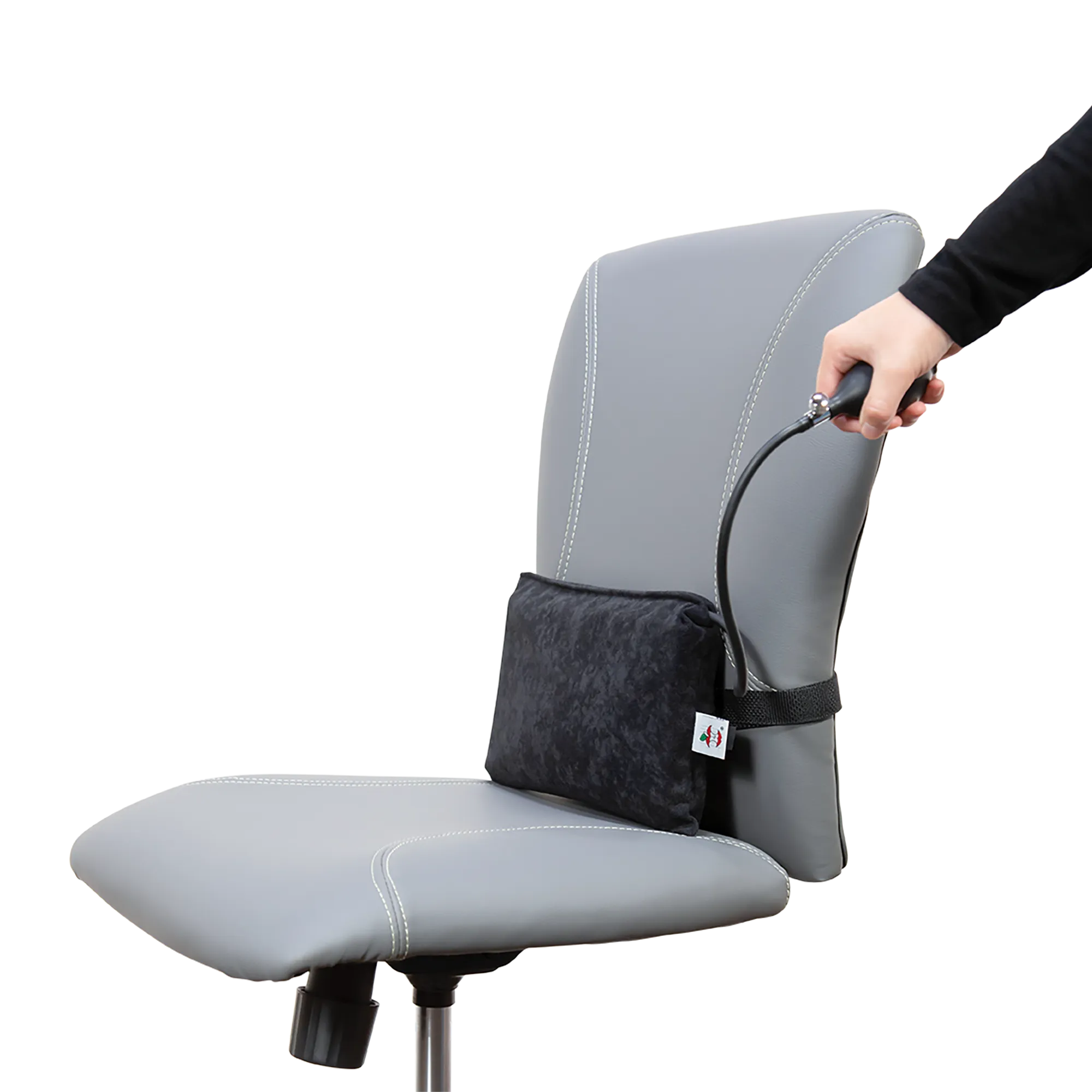 Small Inflatable Lumbar Cushion, Black