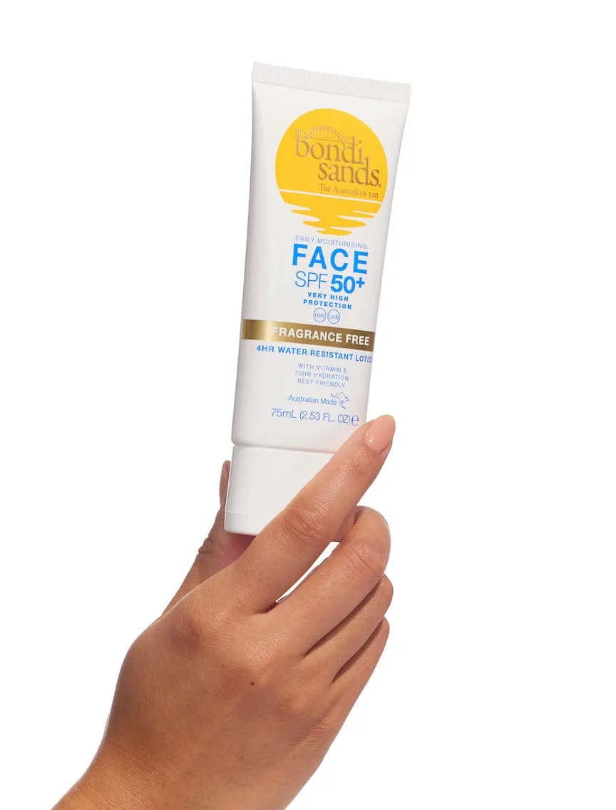 SPF 50  Fragrance Free Face Sunscreen Lotion