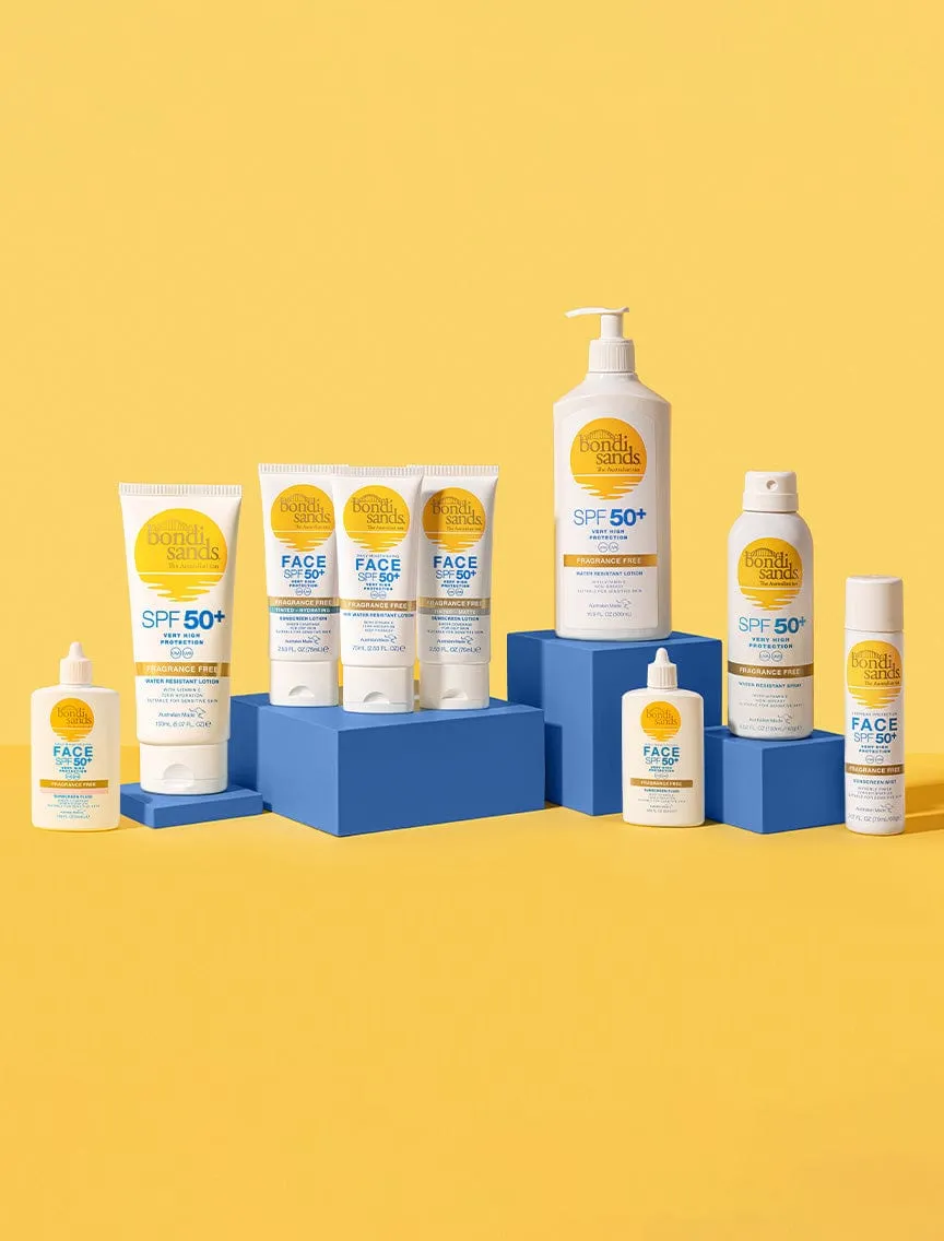 SPF 50  Fragrance Free Face Sunscreen Lotion