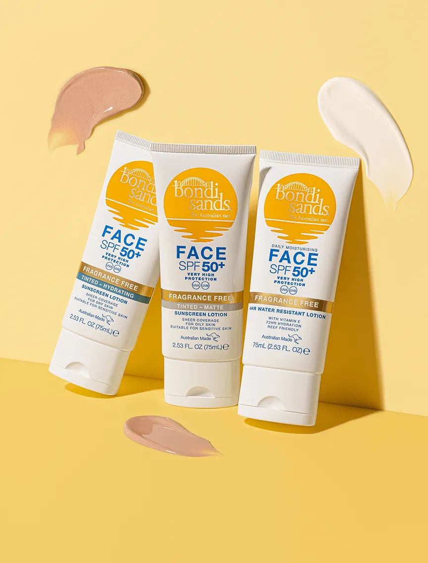 SPF 50  Fragrance Free Face Sunscreen Lotion