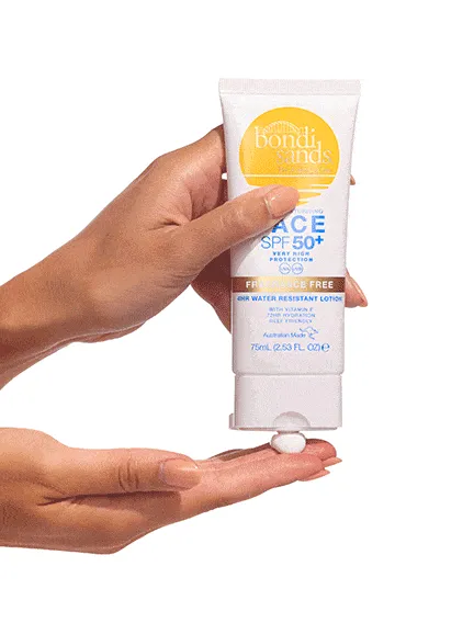 SPF 50  Fragrance Free Face Sunscreen Lotion