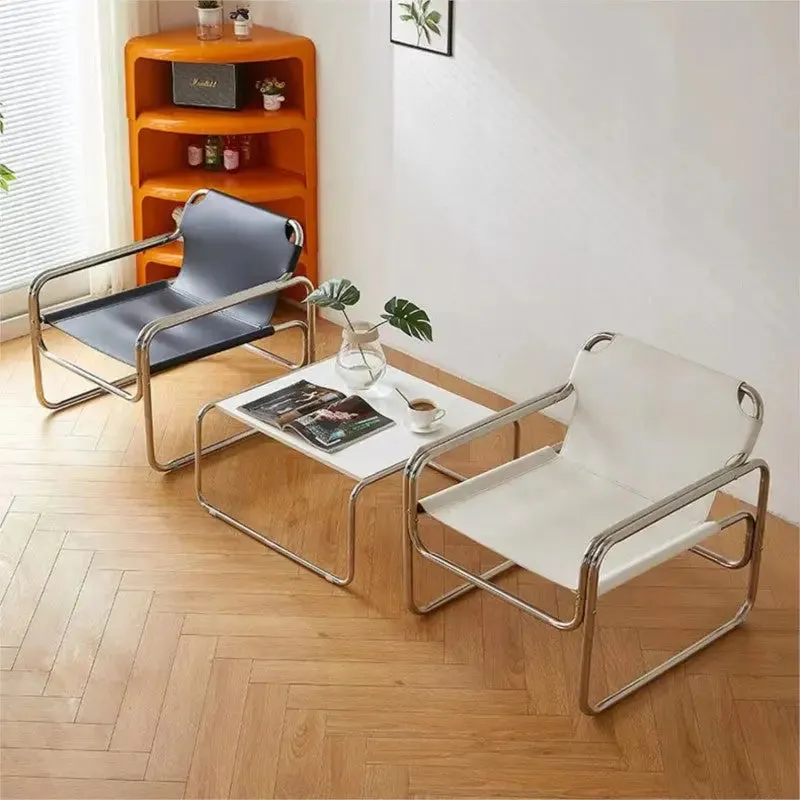 Stainless Steel Saddling Coffee Chairs