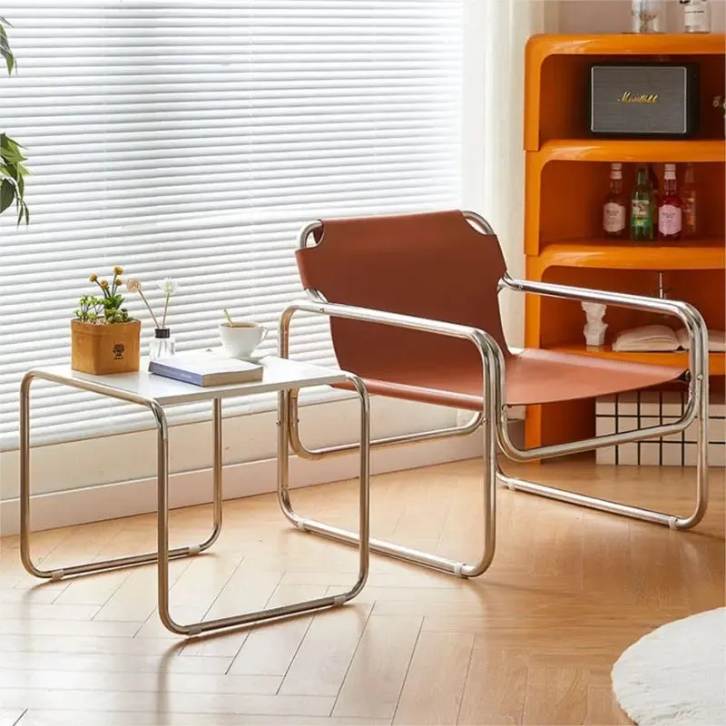Stainless Steel Saddling Coffee Chairs